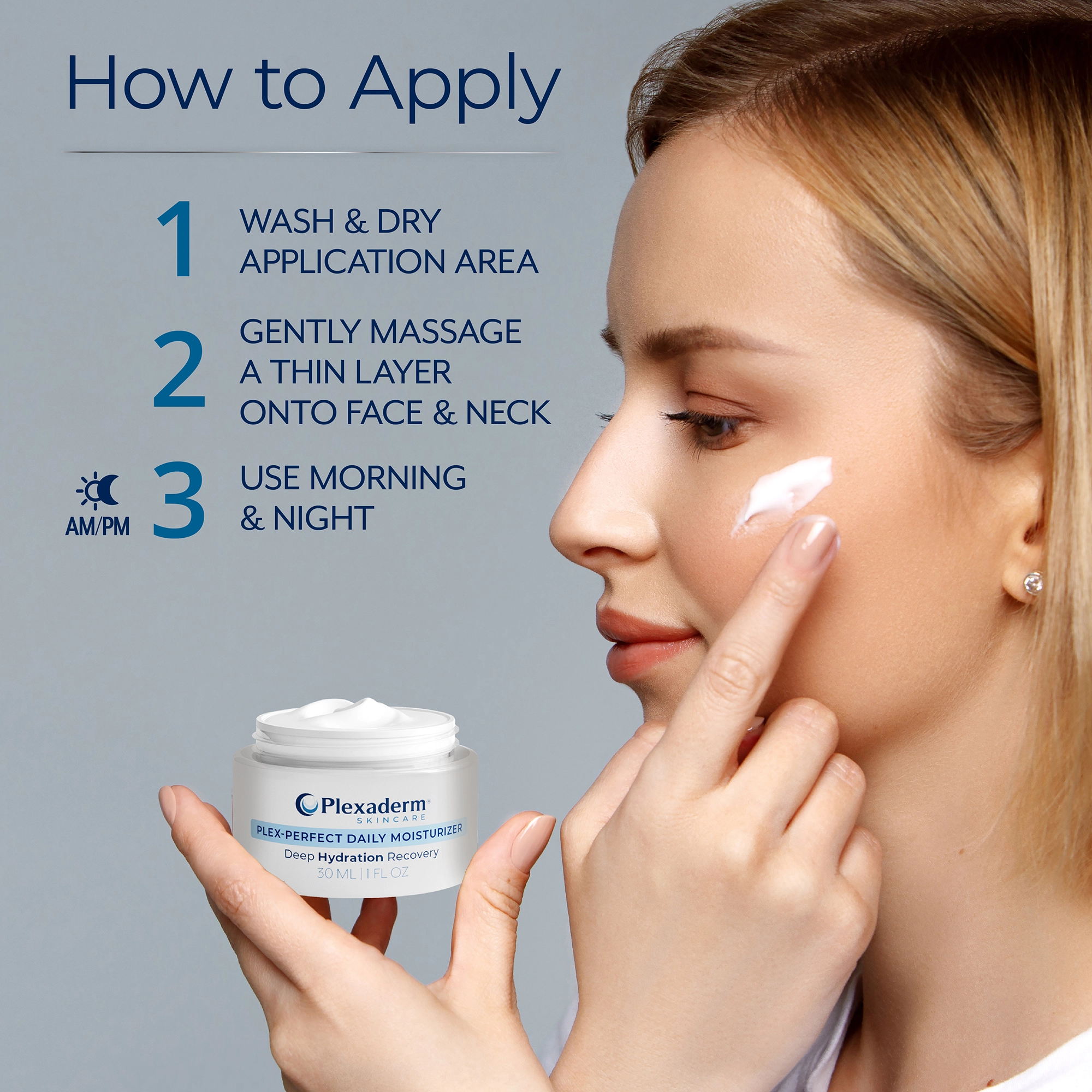 apply Plex-Perfect Daily Moisturizer