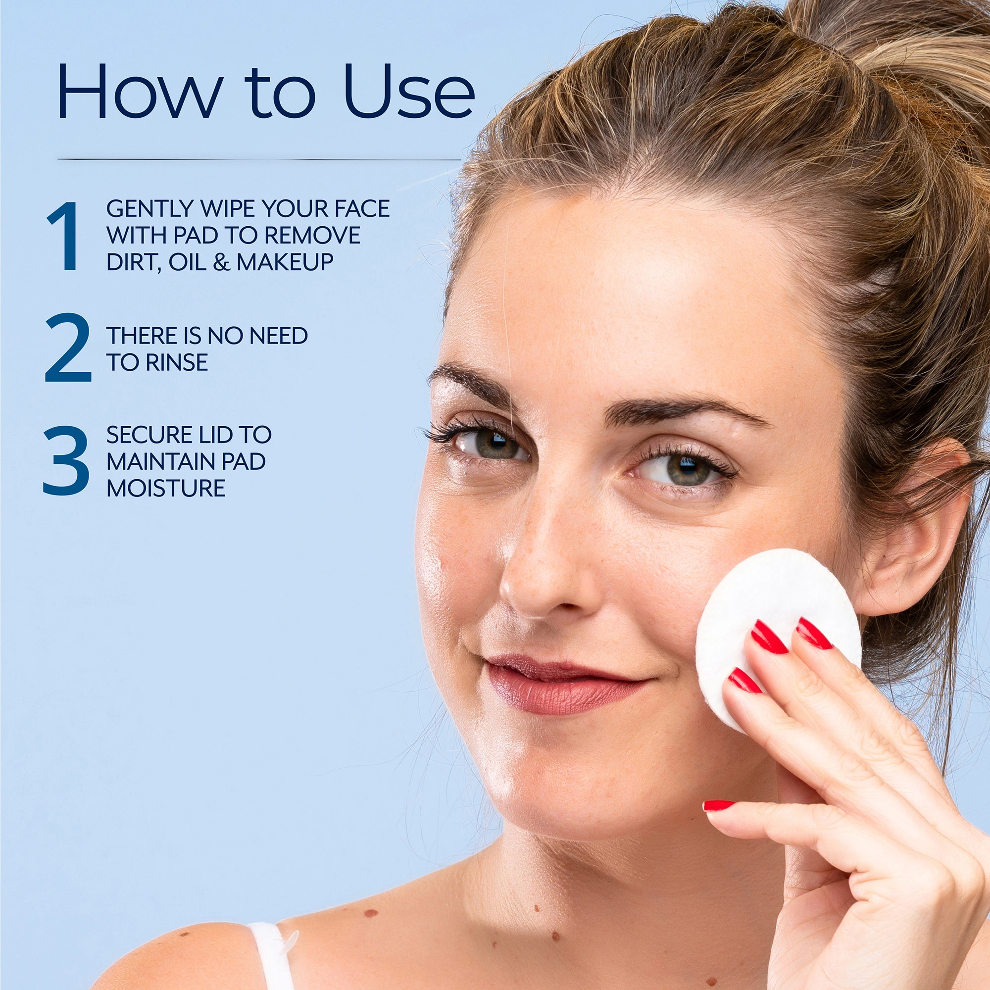 how to use Reset and Replenish Pads