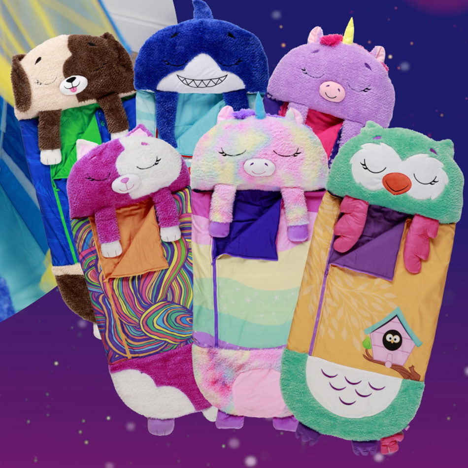 Happy Nappers - Perfect Play Pillow & Sleepy Sack In One! Rainbow Unicorn Happy Nappers - Perfect Play Pillow & Sleepy Sack In One! Rainbow Unicorn