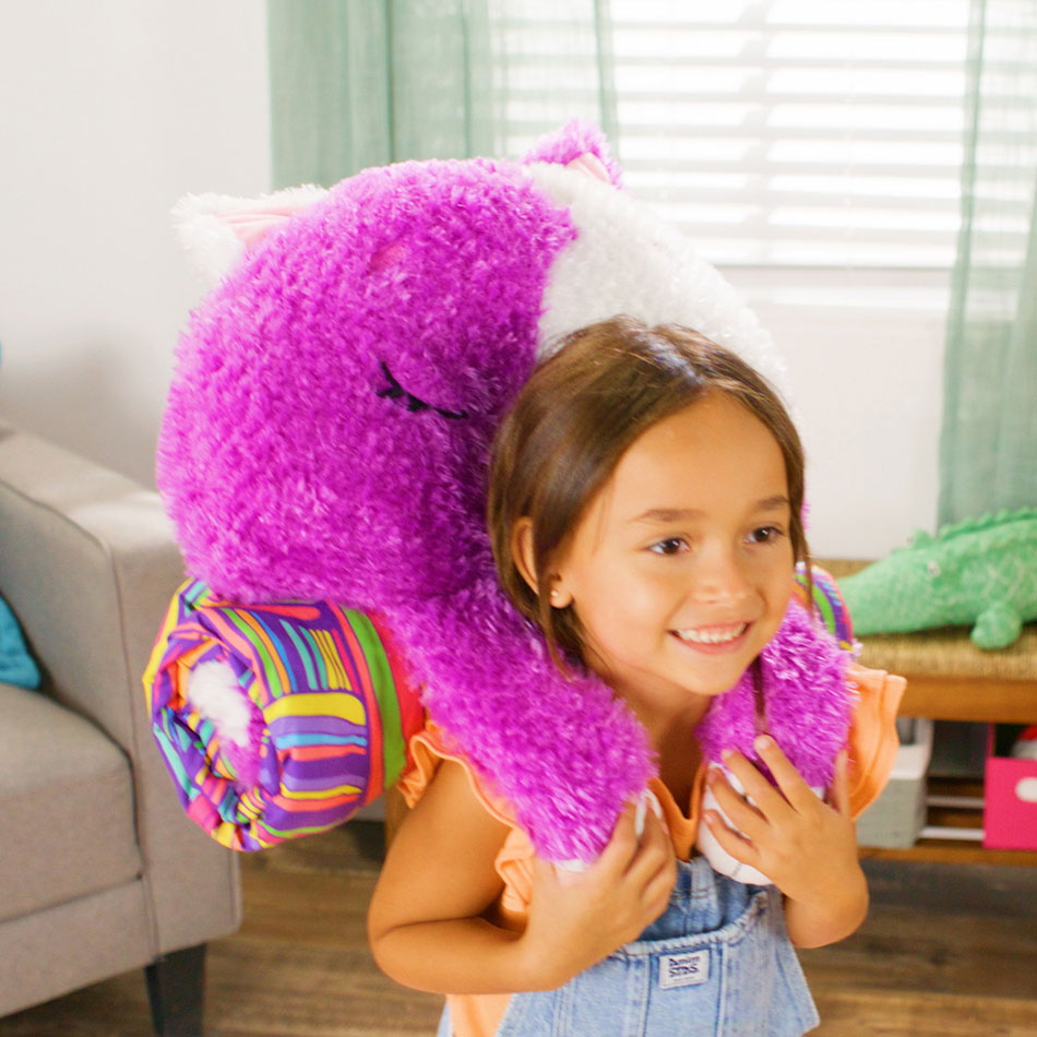 Happy Nappers - Perfect Play Pillow & Sleepy Sack In One! Muffin