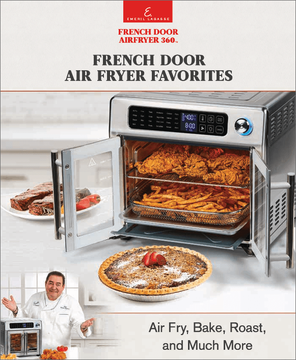 FRENCH DOOR AIRFRYER 360 RECIPE BOOK COVER