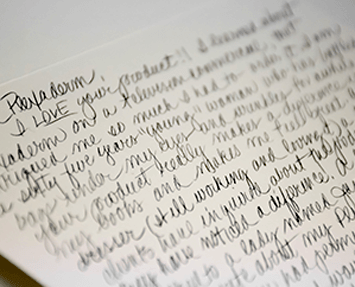 The effects of Plexaderm make Sharon feel great