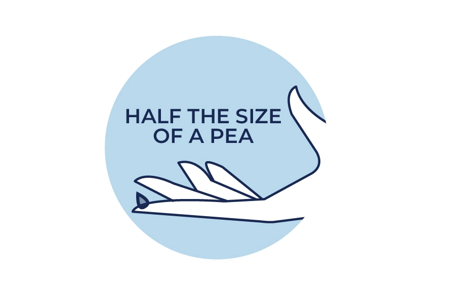 Place a small amount of serum onto your fingertip