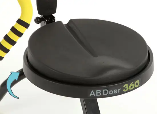 Closeup of the Dynamic Fluidity Seat