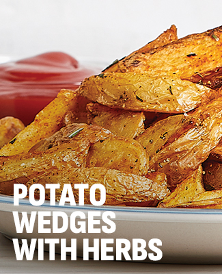 potato wedges with herbs