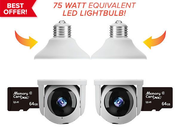 Sight Bulb™ - The Incredible WiFi Smart Camera That Installs Like a Light Bulb!