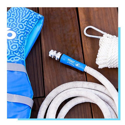 hose with life preserver