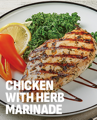 chicken with herb marinade