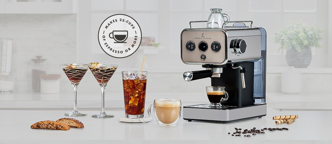 Emeril Lagasse™ Pro Espresso Machine | As Seen on TV