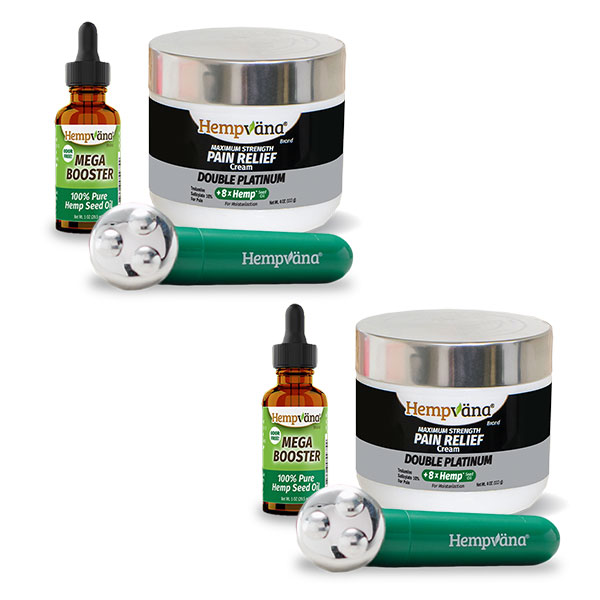 Hempvana Platinum Pain Cream As Seen On TV - With 4X Hemp Seed Oil, 2 Oz Tube
