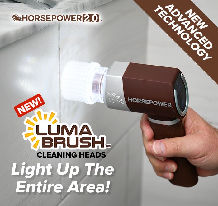 New advanced technology with luma brush cleaning heads