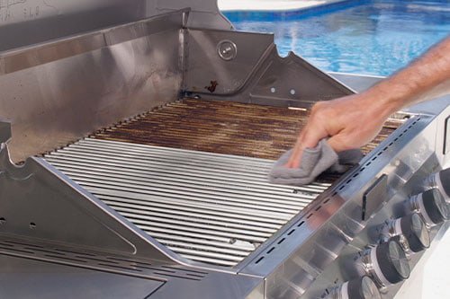 wiping grill