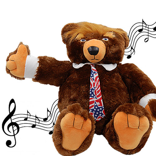trumpybear with certificate