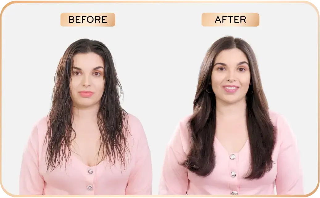 H2O GlamHAIR™ Before/After Image2