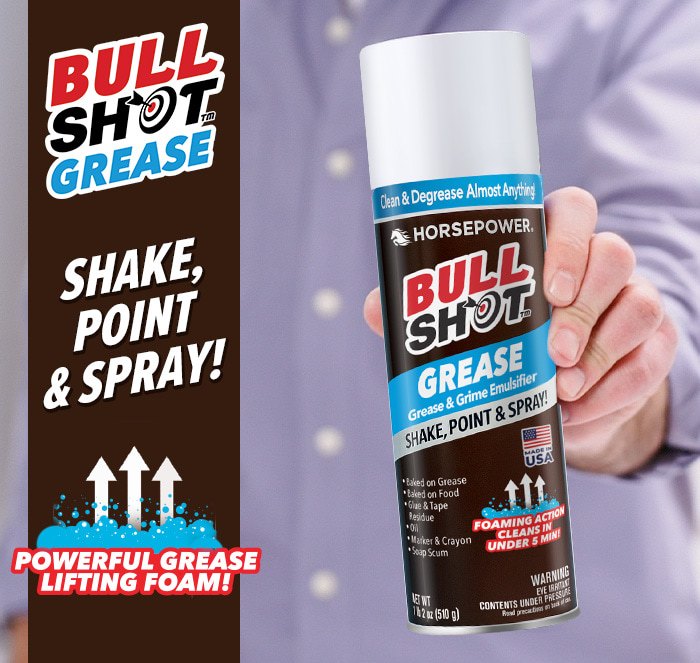 Bull Shot Grease - shake point and spray