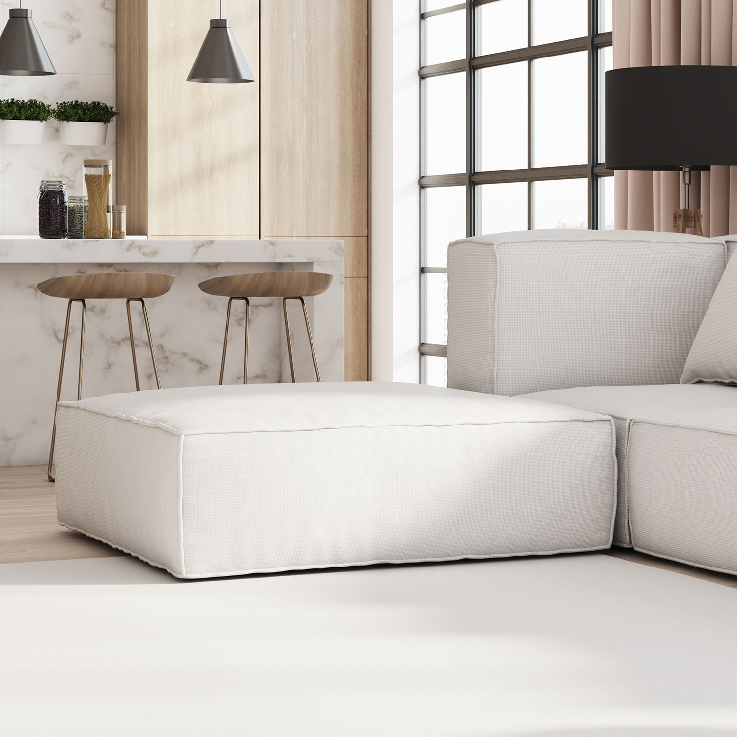 clean carpet in room