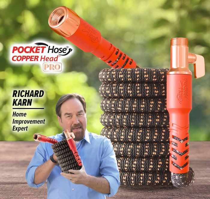 pocket hose copper head pro with richard karn