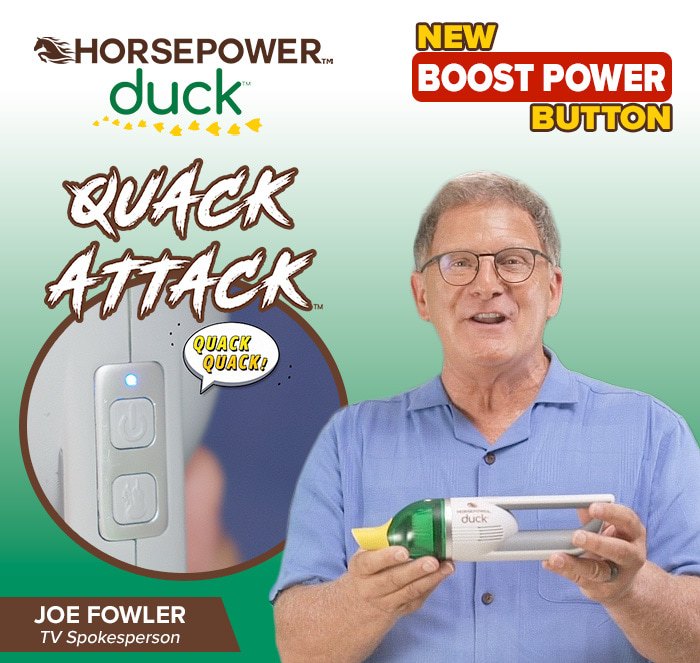 Horsepower Duck - quack attack booster button