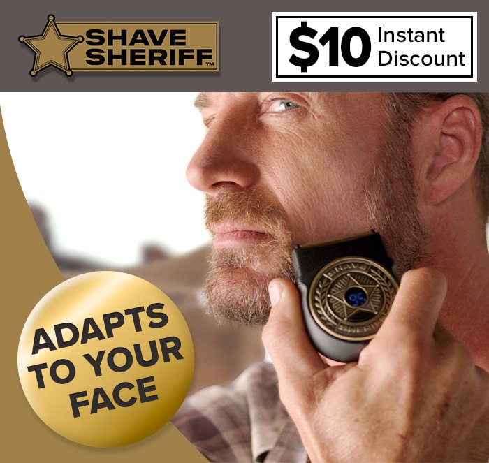 Shave Sheriff - $10 discount - adapts to your face
