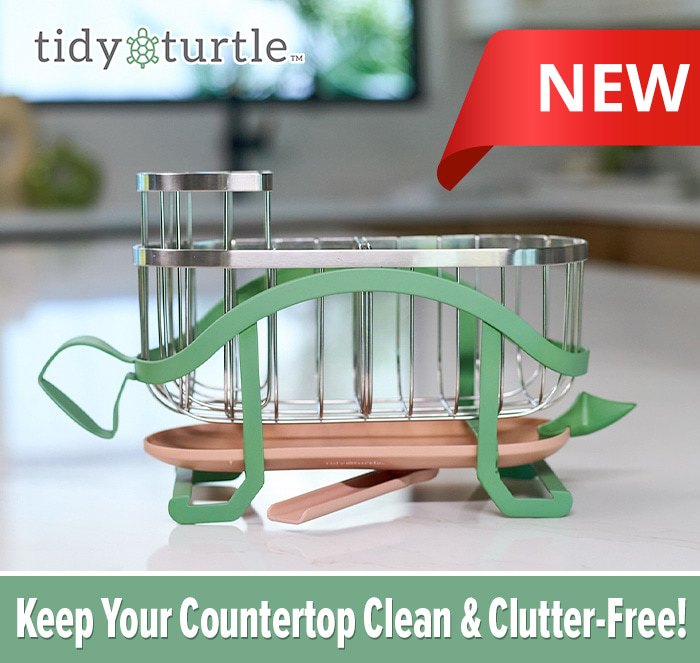 Tidy Turtle - New! - keep your countertop clean & clutter free