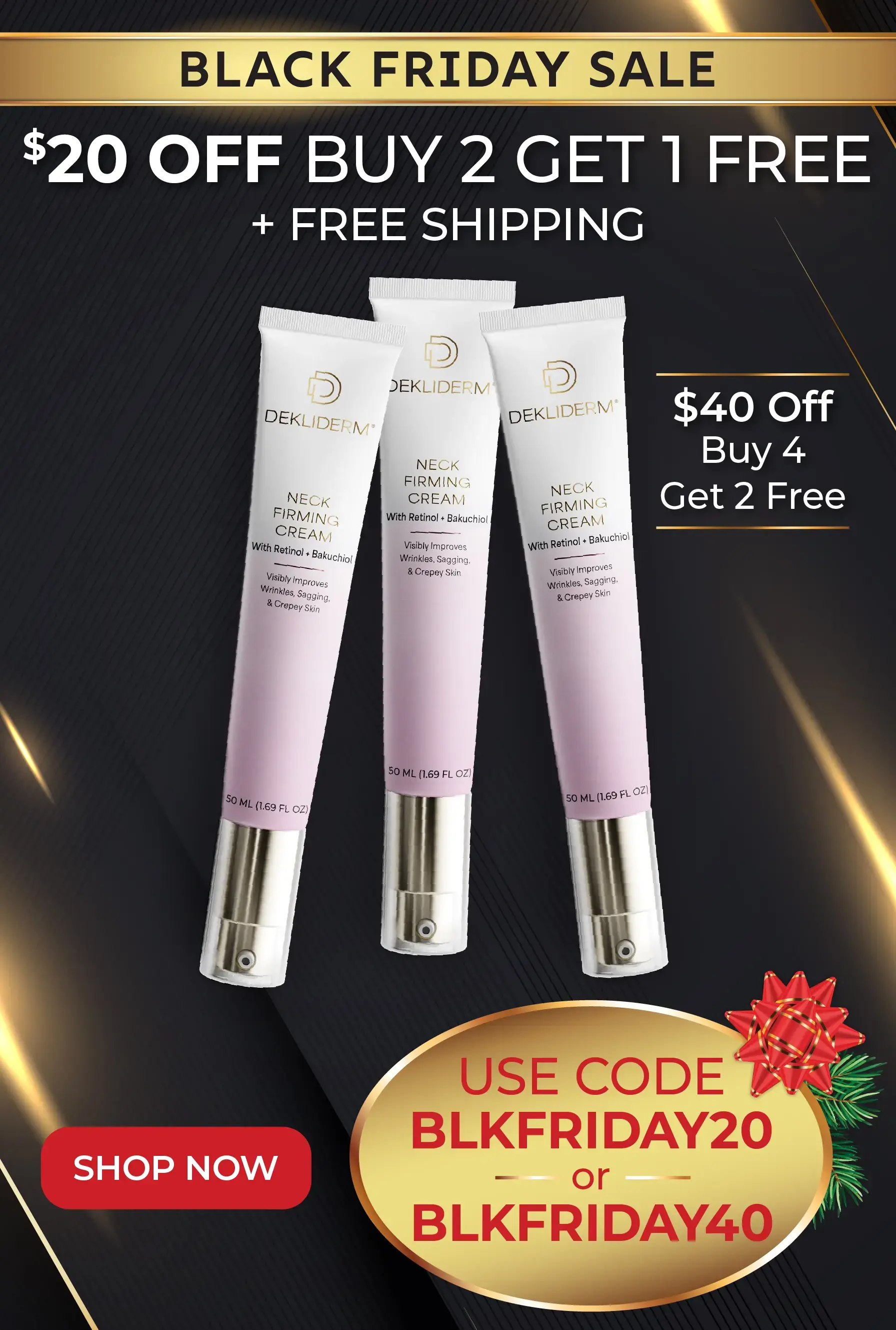 Try Dekliderm Neck Firming Cream for only $19.95