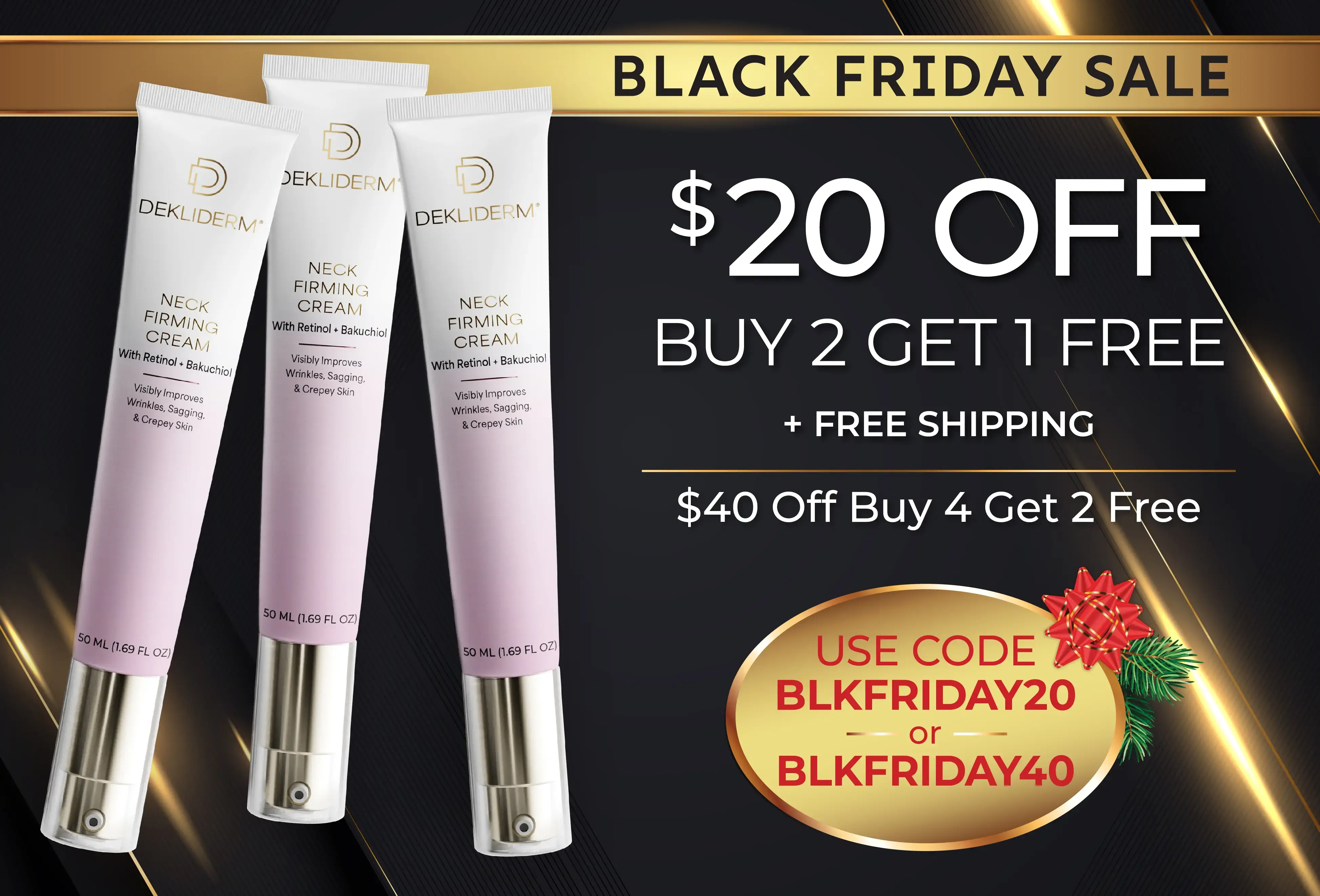 Try Dekliderm Neck Firming Cream for only $19.95