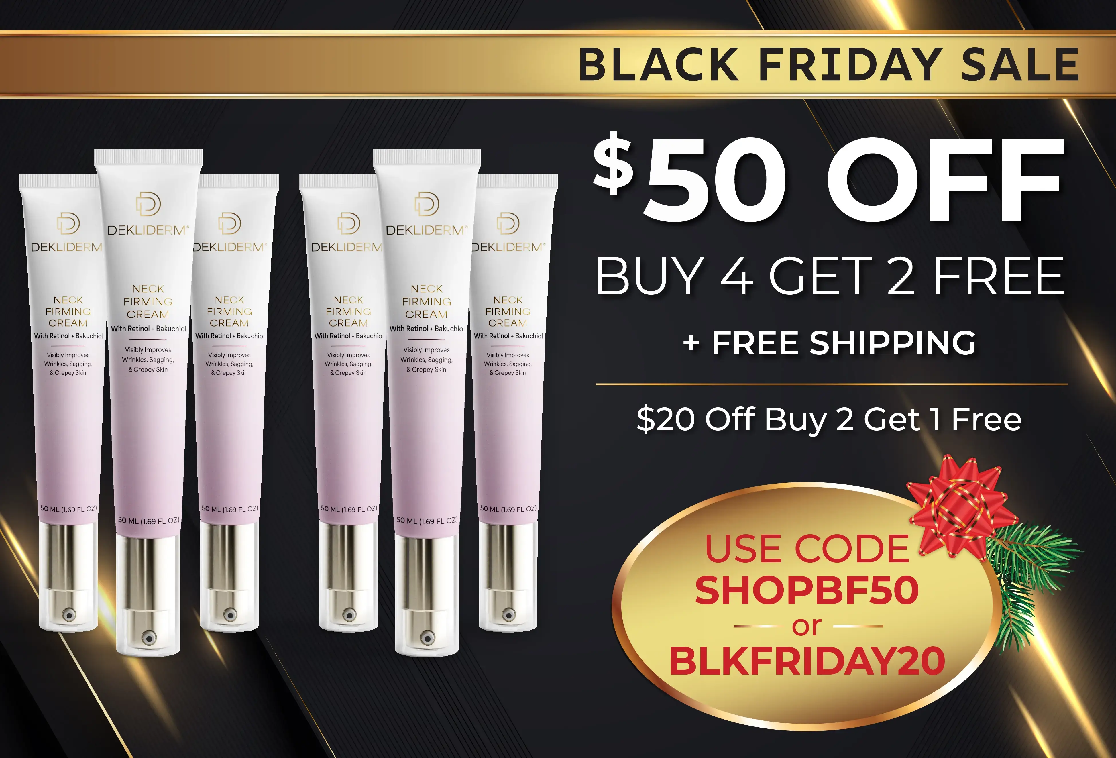 Try Dekliderm Neck Firming Cream for only $19.95