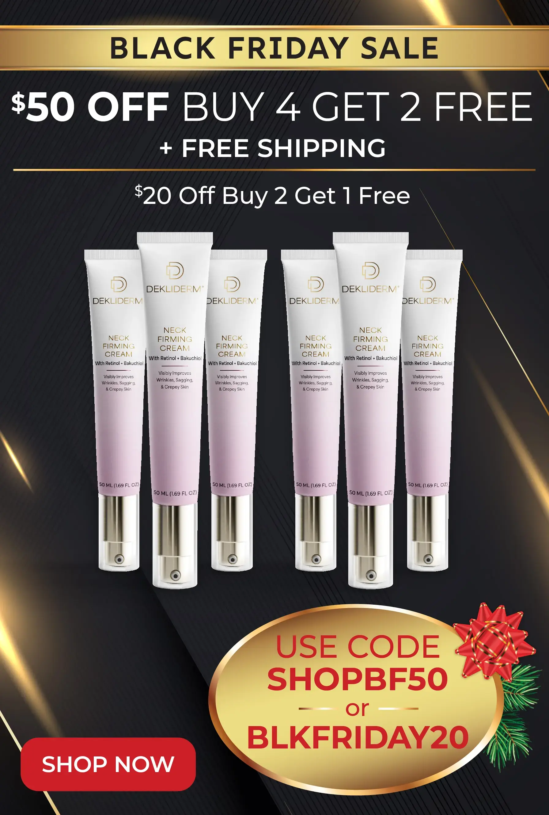 Try Dekliderm Neck Firming Cream for only $19.95