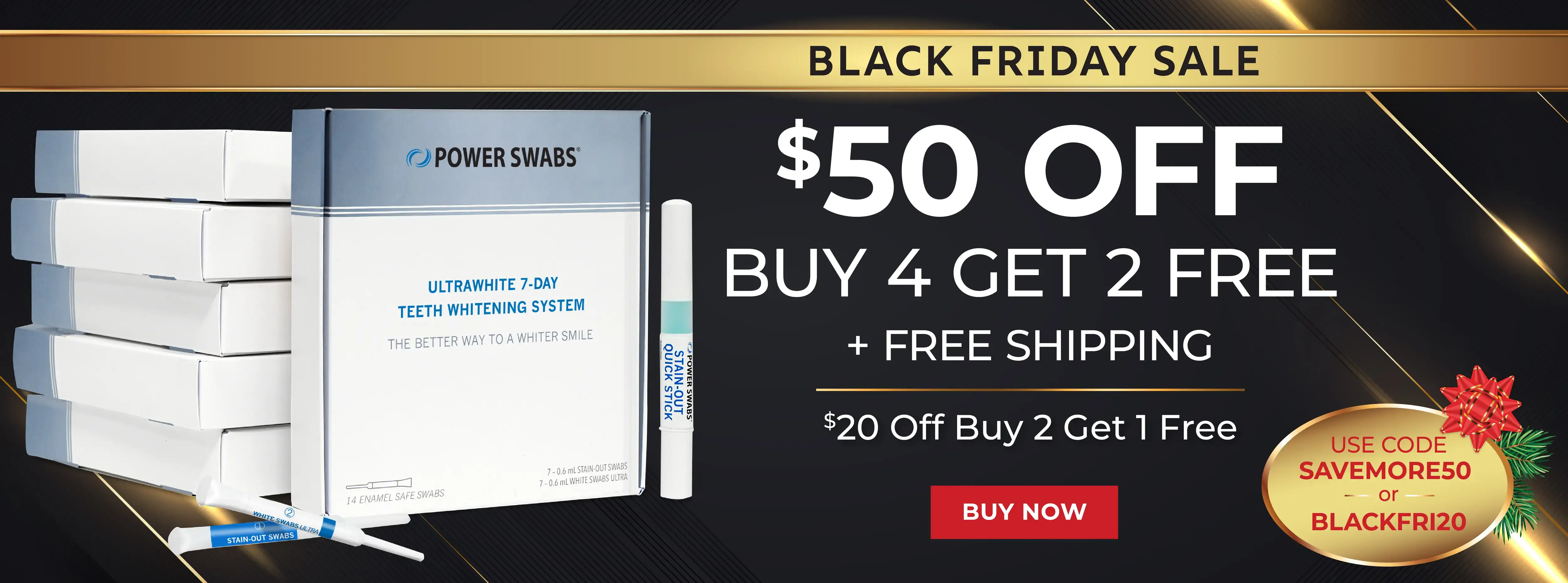 Save 50% on Whitening and stain out system