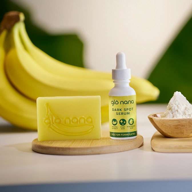 glo nana serum and soap