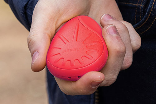 sun drop in man's hand