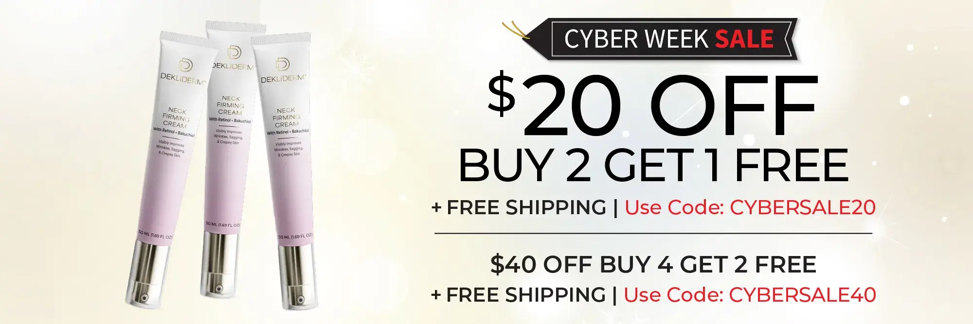 Cyber Week Buy 2 get 1 Free