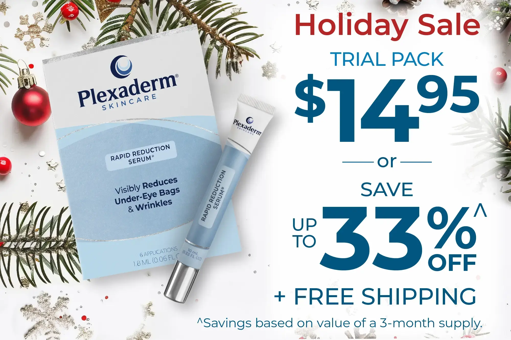 Holiday Sale Save 33%