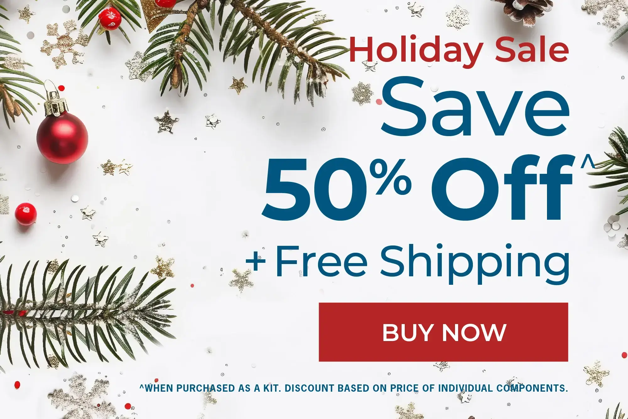 Holiday Sale Save 50%