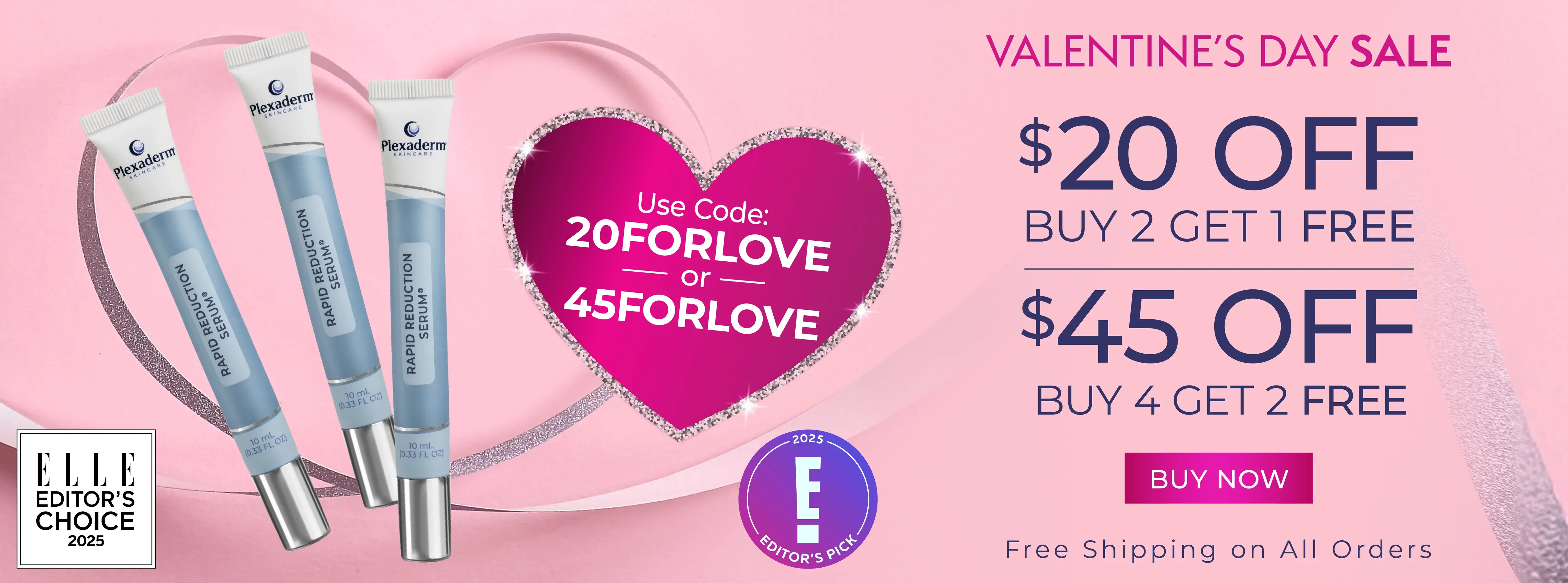 Valentines Day Sale $20 Off Bu y 2 Get 1 Free