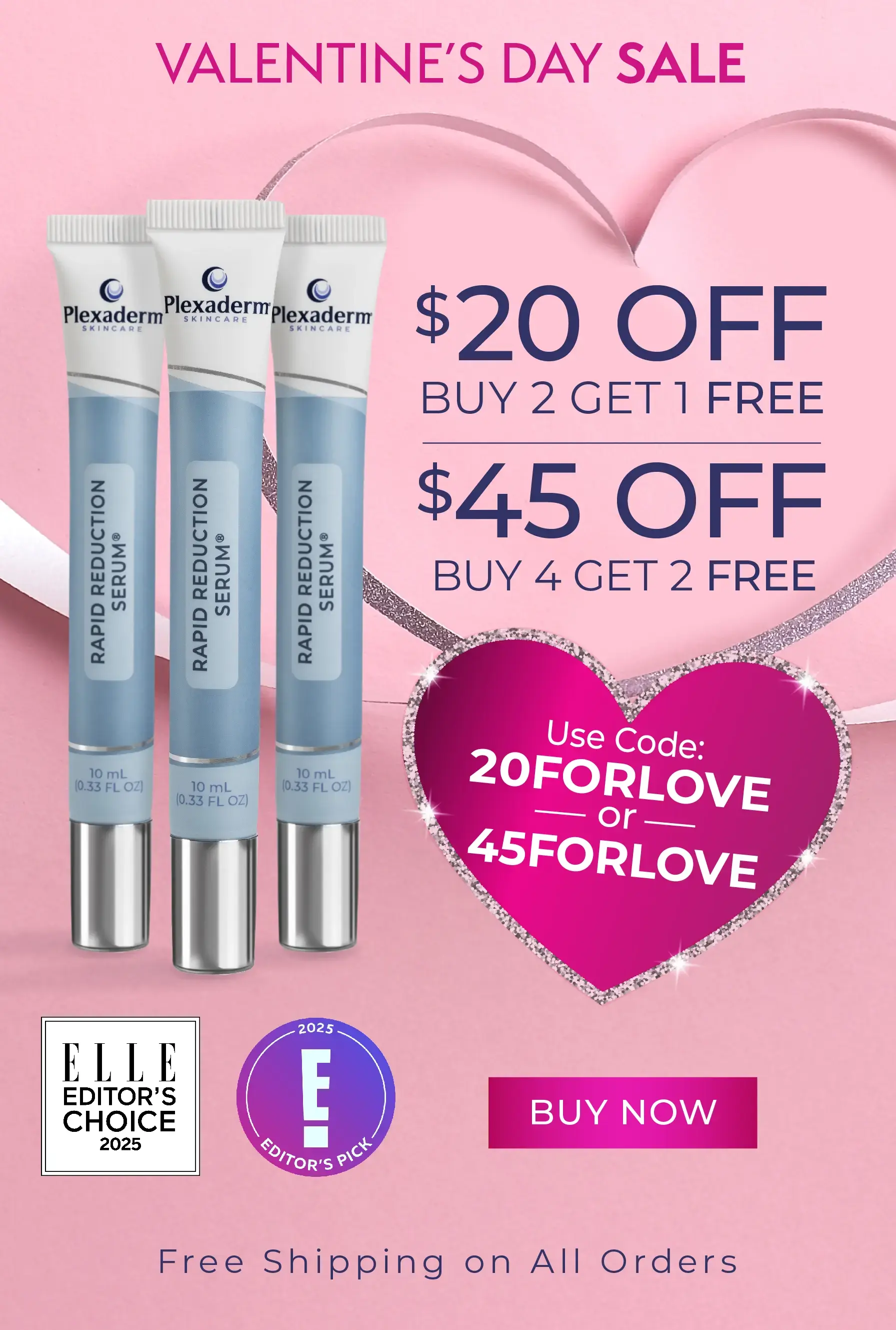 Valentines Day Sale $20 Off Bu y 2 Get 1 Free