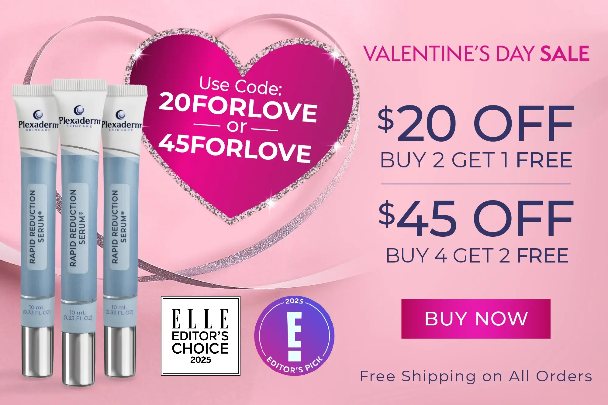Valentines Day Sale $20 Off Bu y 2 Get 1 Free