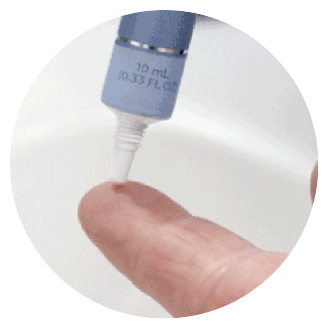 Apply a thin even layer to target areas