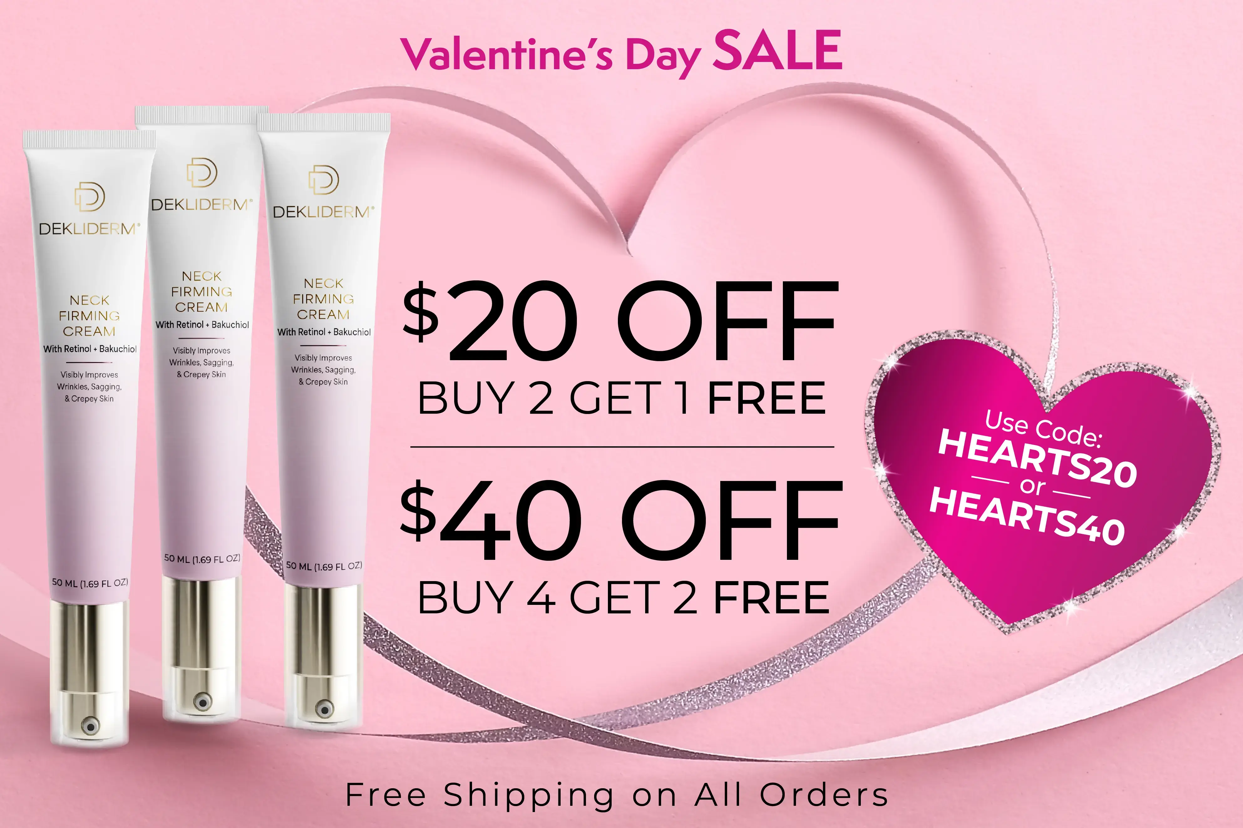 Valentines Day Sale $15 Off Buy 2 Get 1 Free