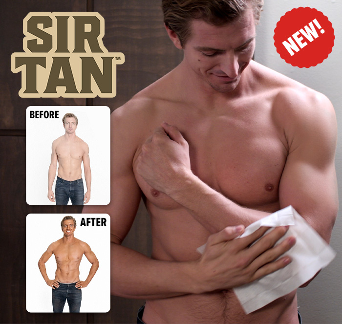 Sir tan - before and after