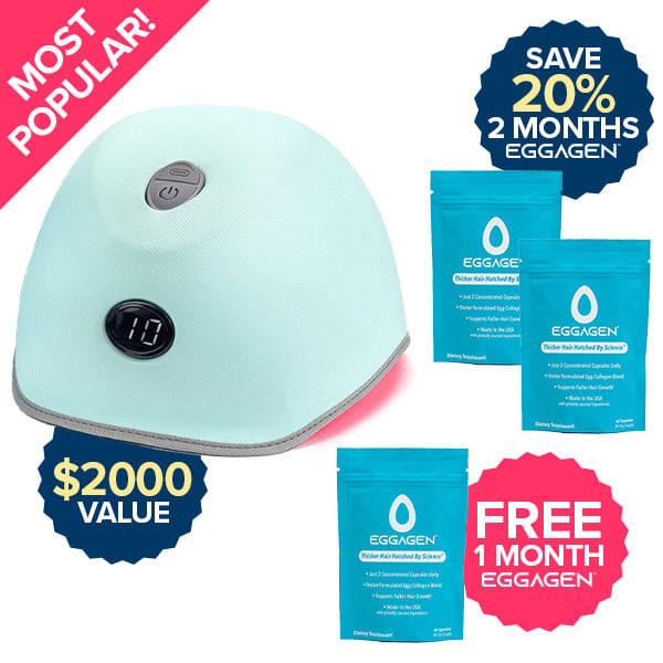 Robin's Egg cap and free month of eggagen + 2 months 20% off