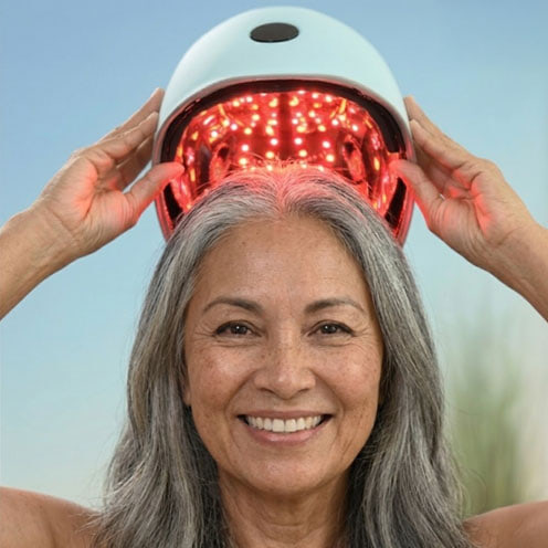 woman with robins egg