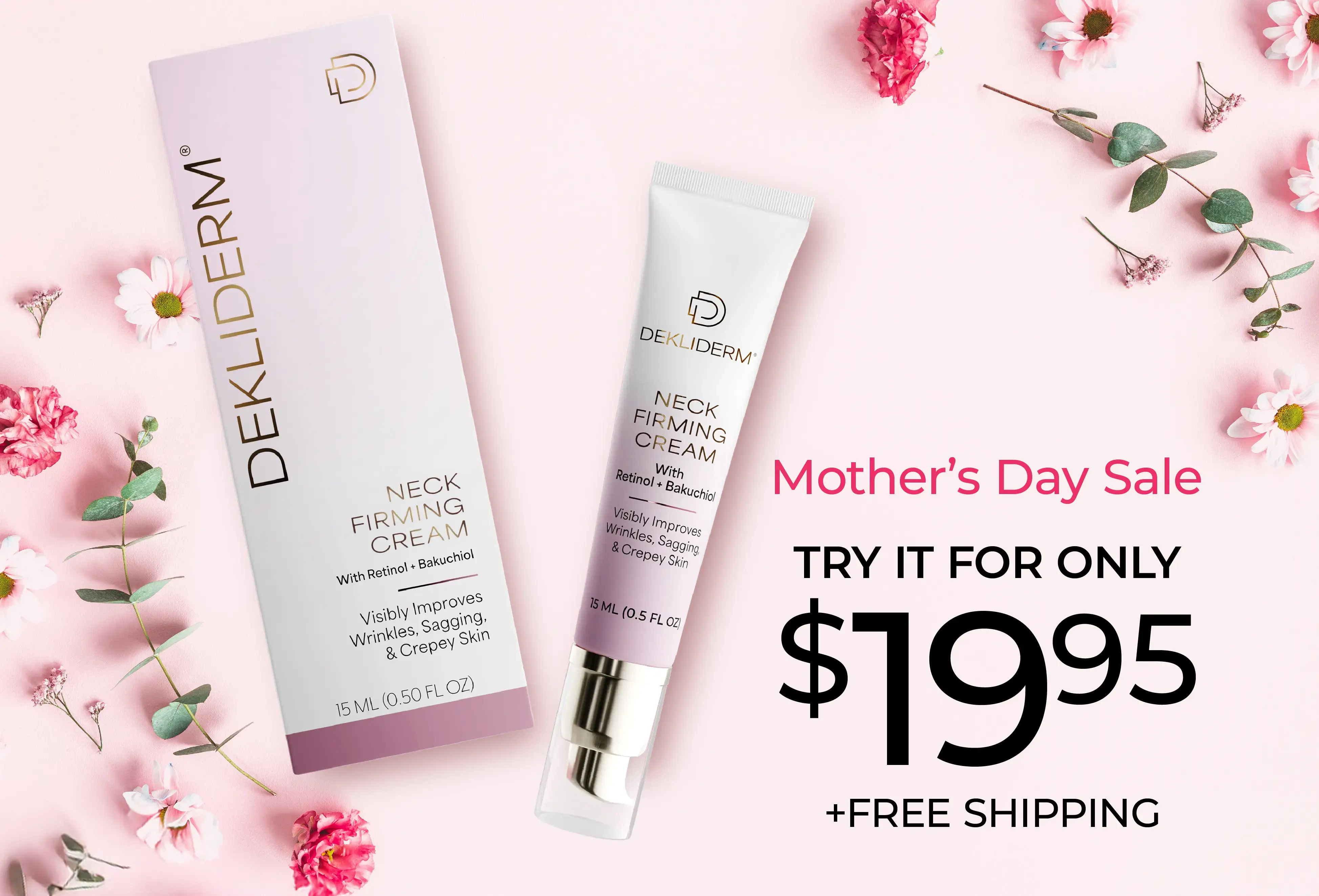 Try Dekliderm Neck Firming Cream for only $19.95