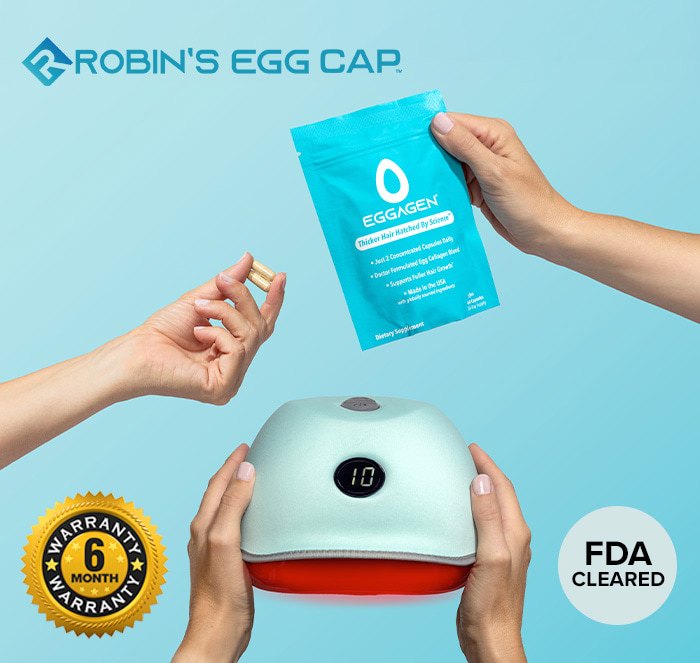 Robin's Egg Cap - FDA cleared with 6 month guarantee