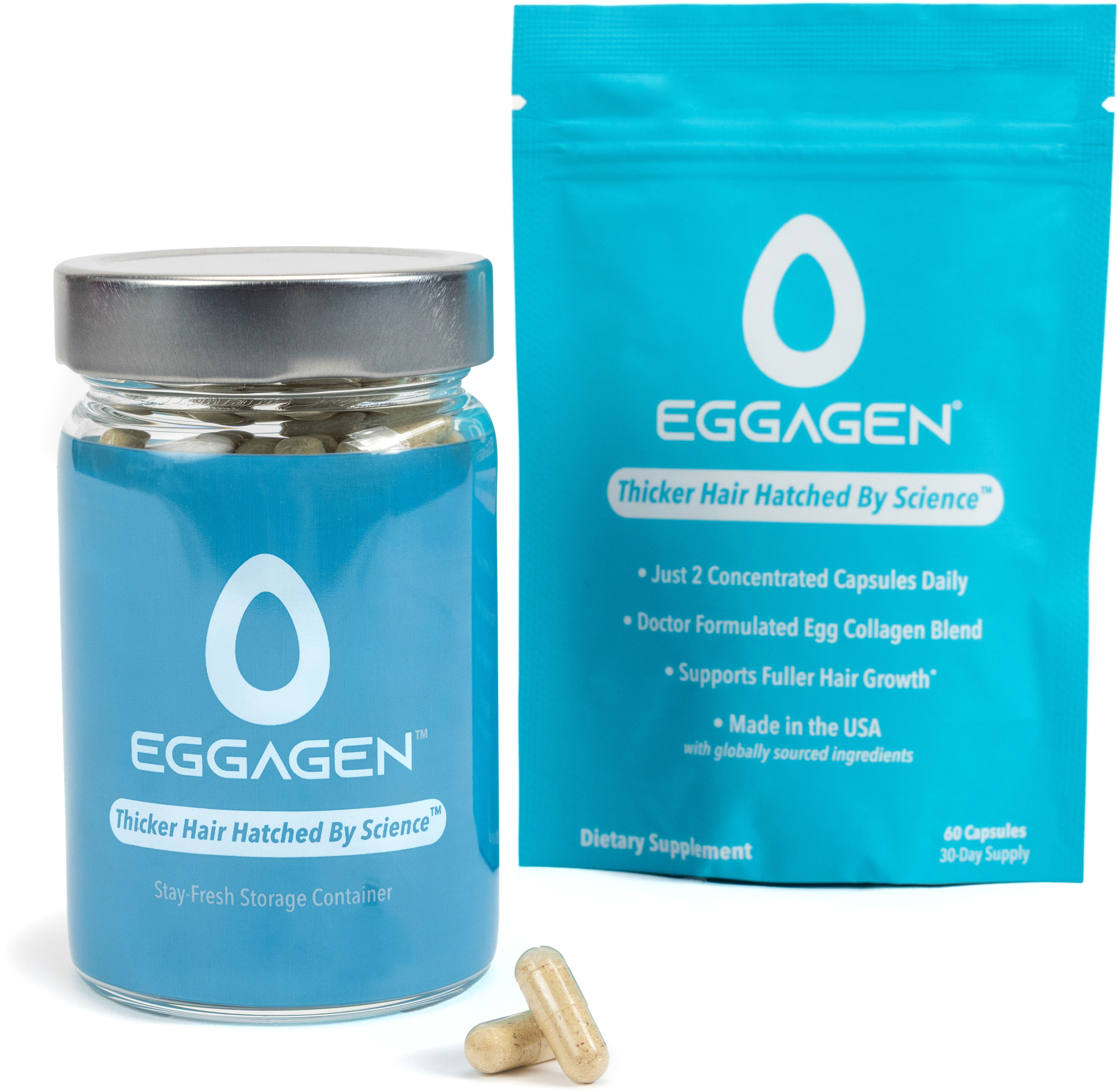 Eggagen pouch and container