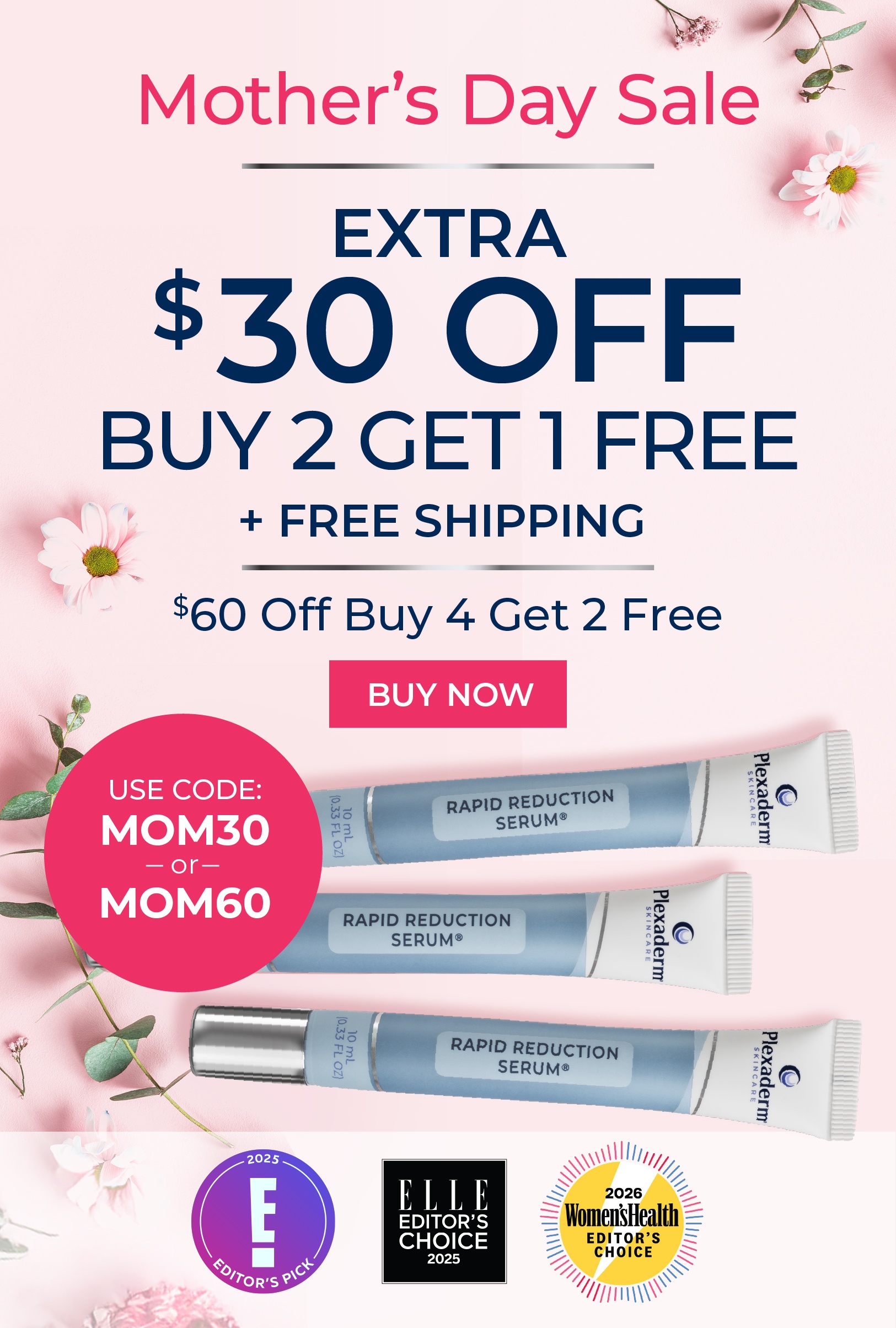 $50 off Buy 4 Get 2 Free
