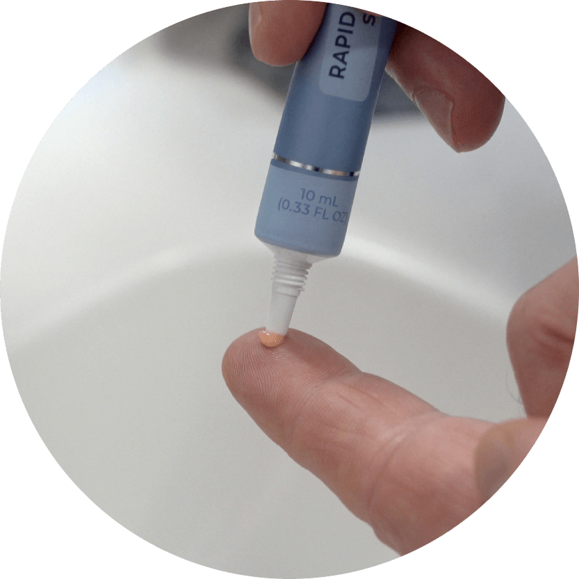 Apply a thin even layer to target areas