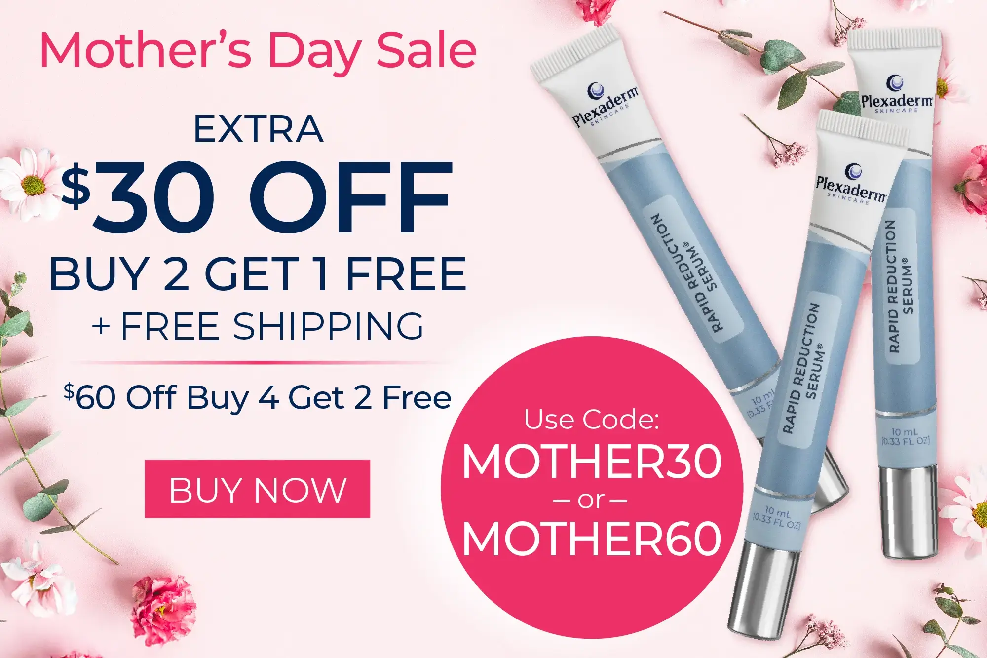 Mothers Day Sale $25 off buy 2 get 1 free