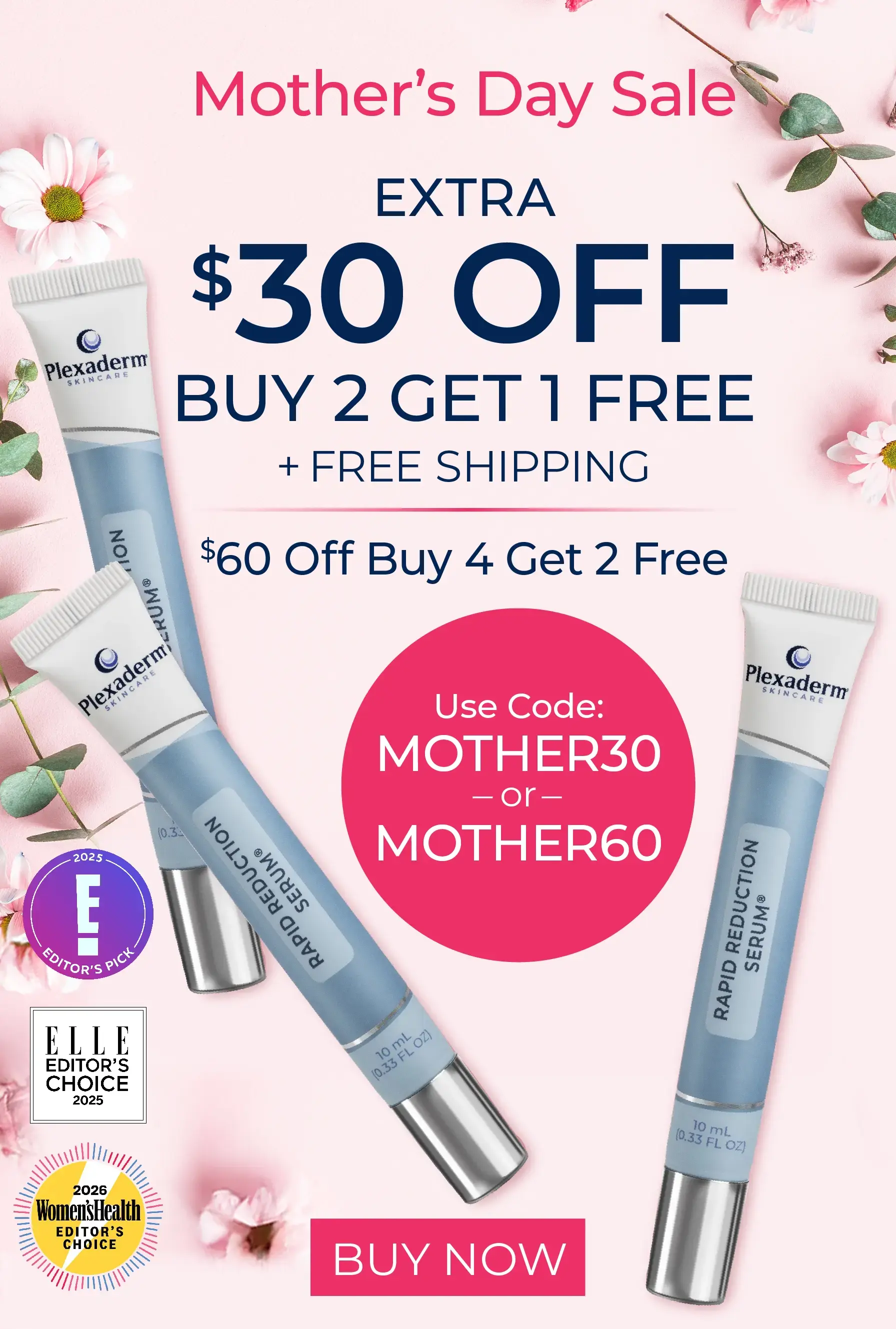 Mothers Day Sale $25 off buy 2 get 1 free