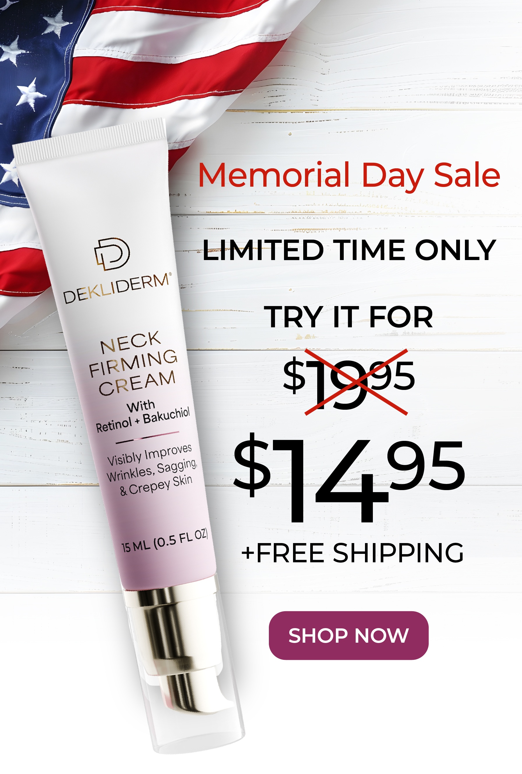 Memorial Day $14.95 trial offer